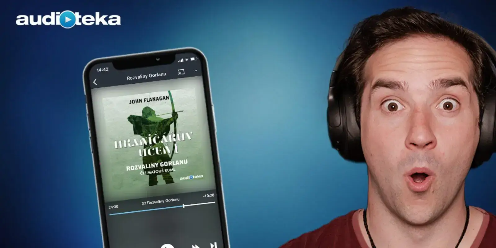 Dárkový poukaz pro přítele Audiotéka poukaz