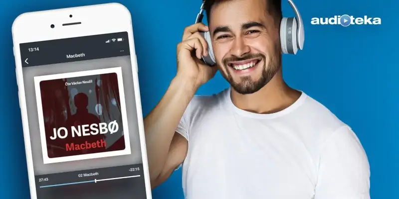 Aplikace audiotéka na mobilu