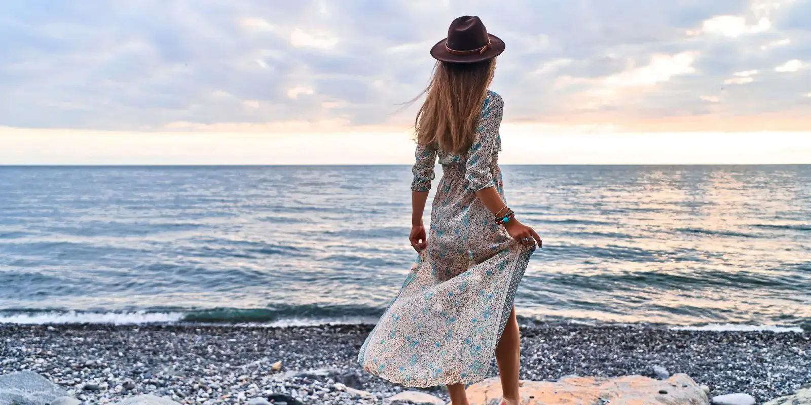 boho styl svatba u moře