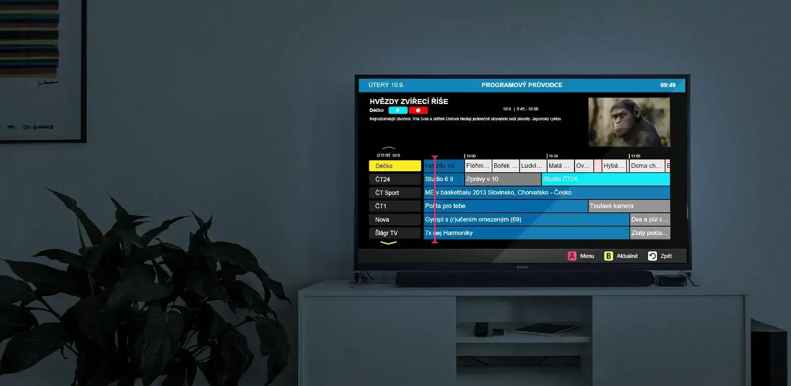 Sledování.tv podporovaná zařízení