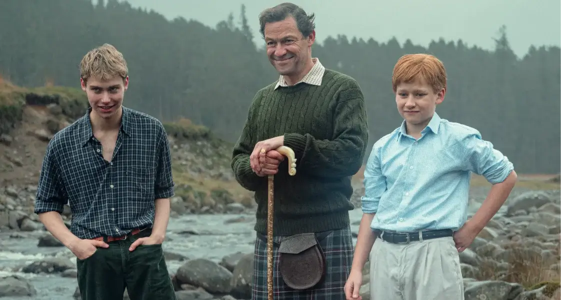 Princezna Diana se syny ve finální sérii The Crown