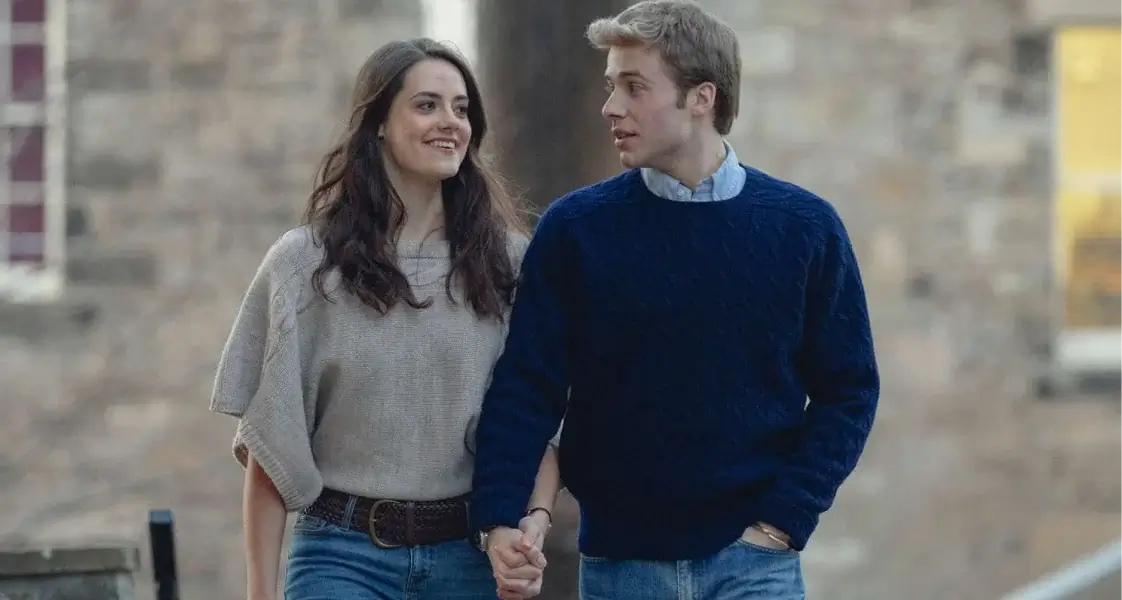 Princ William a Kate v seriálu Koruna 6. sezóna