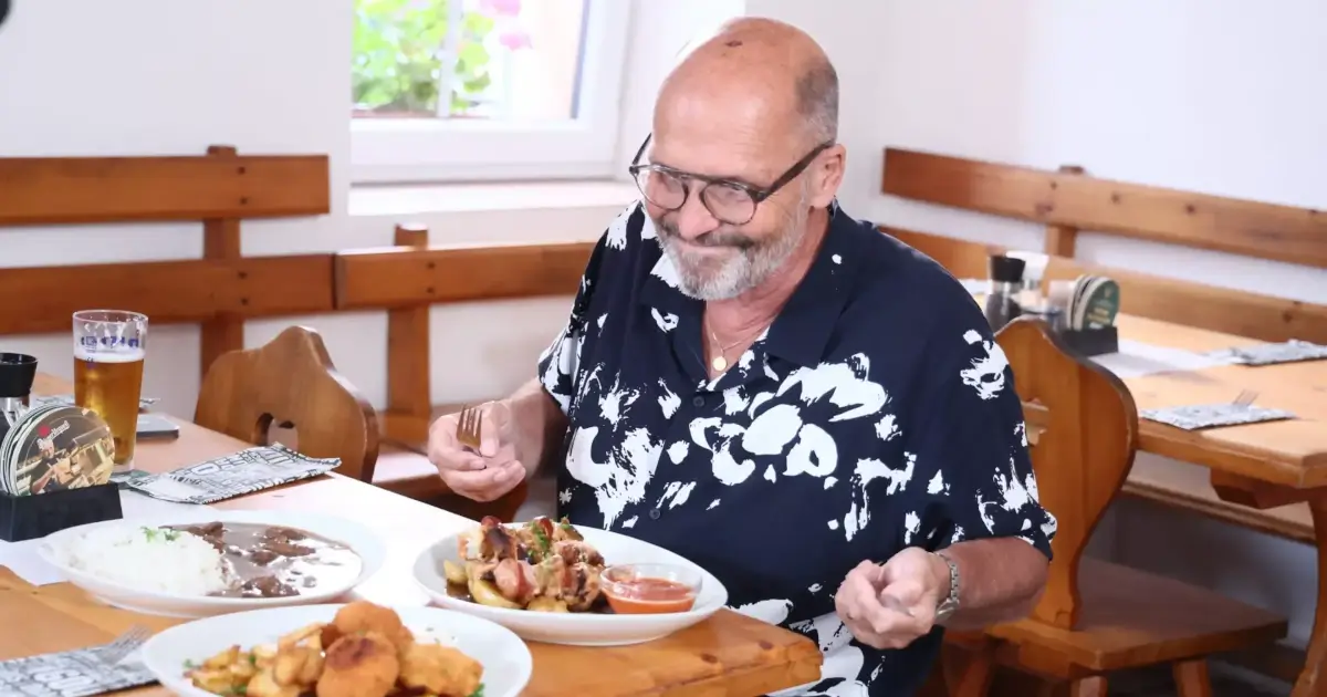 Zdeněk Pohlreich v restauraci Ořechovka v Liberci.