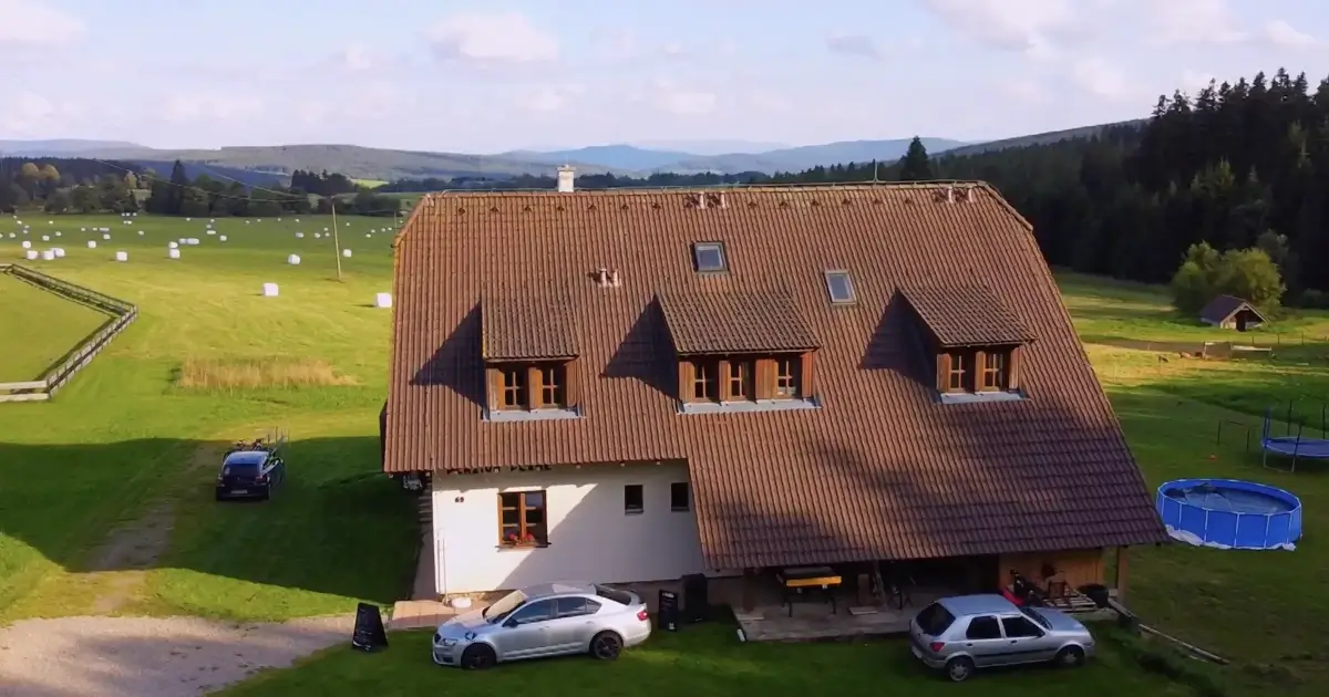 Penzion Pláně na Šumavě.