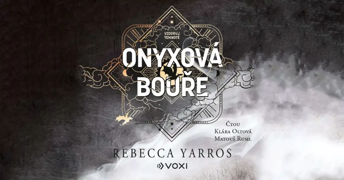 Ob&aacute;lka ke knize Onyxov&aacute; bouře.