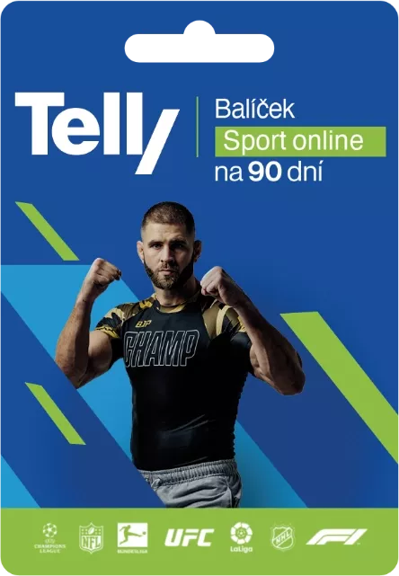 Telly - balíček Sport na 90 dnů