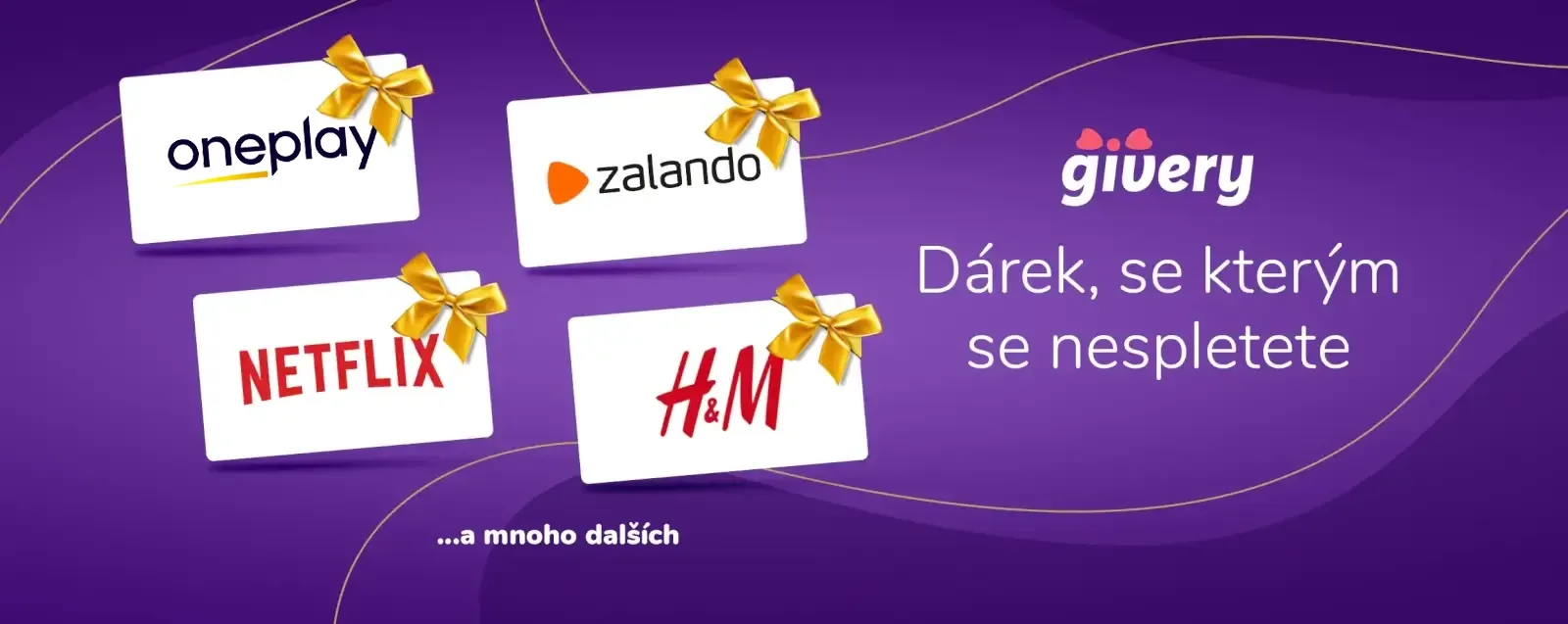 Dárkové poukazy Givery