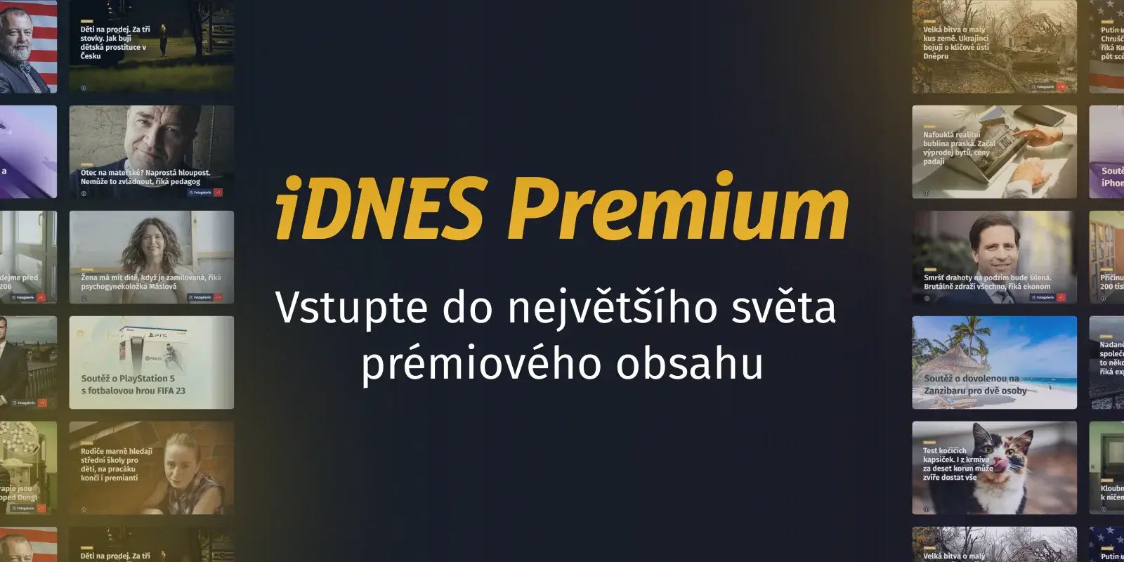 Výhody předplatného iDnes Premium popsané v obrázku.