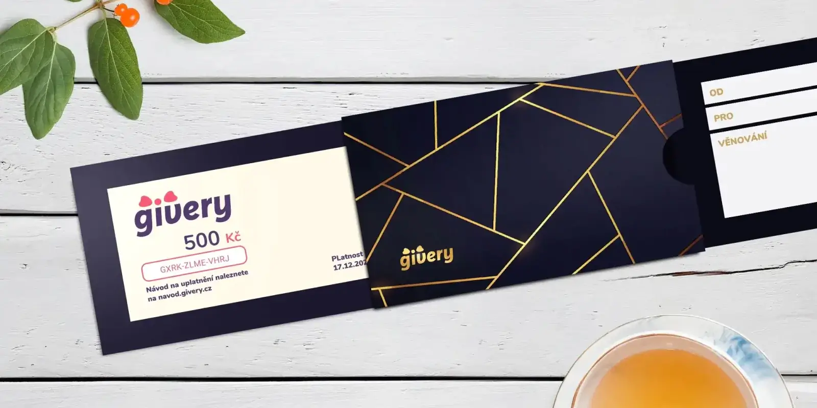 Luxusní balení Givery