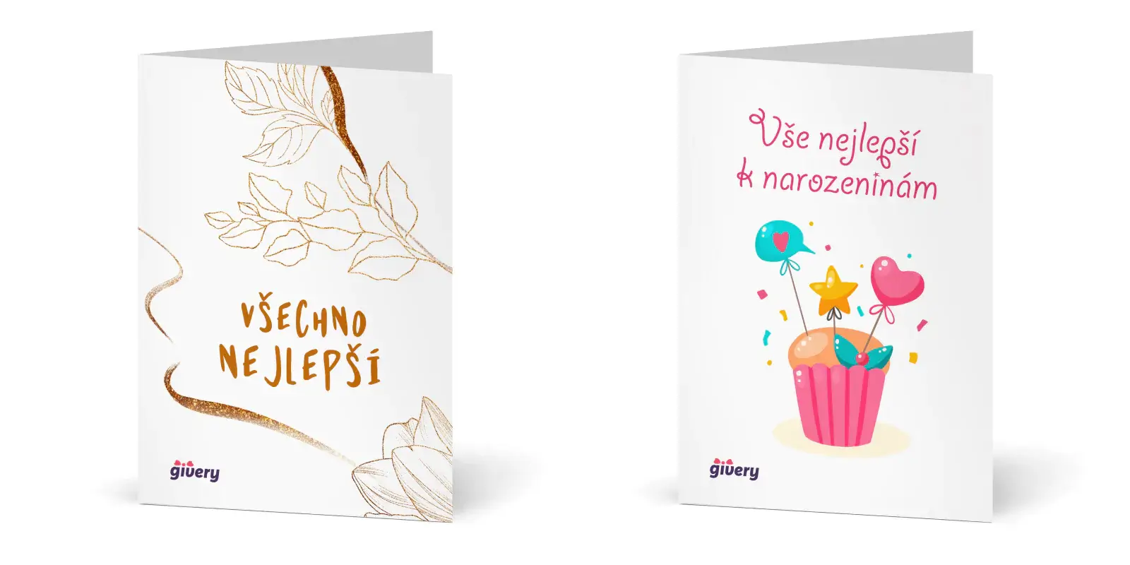 Skládací poukaz Givery k tisku